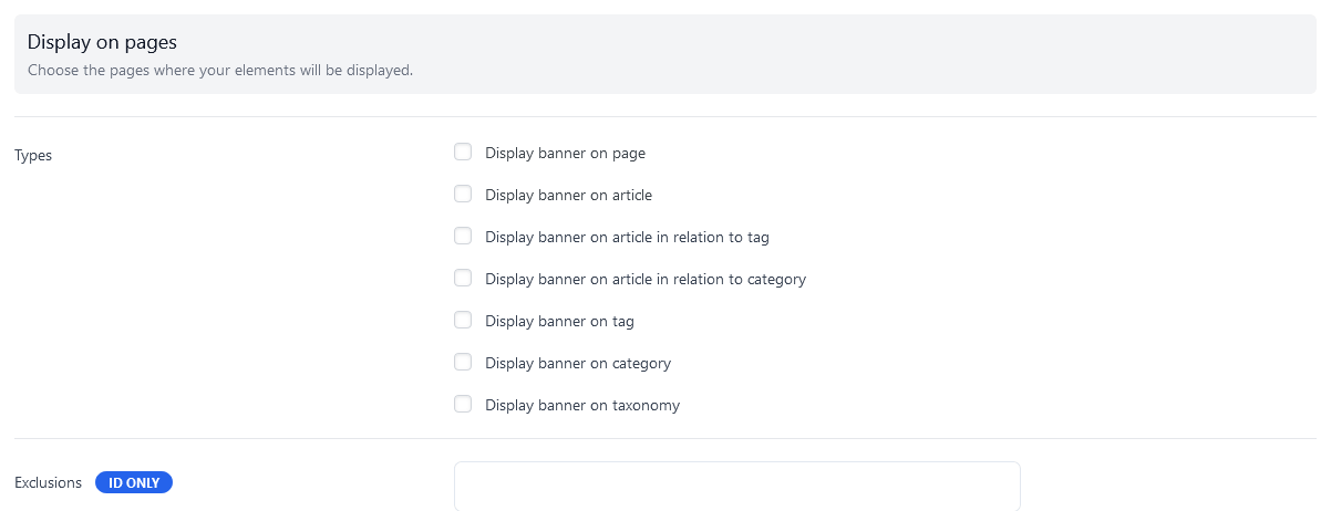 Display en pages