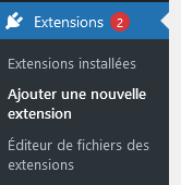 ajouter une extension