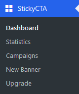 upgrade sticky cta