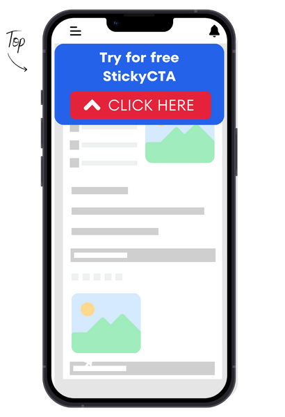 sticky cta top